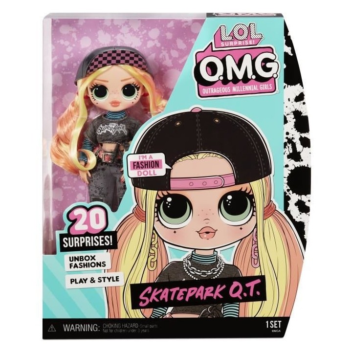 L.O.L. Surprise OMG - Poupée Mannequin 24cm - Sk8er Grrrl