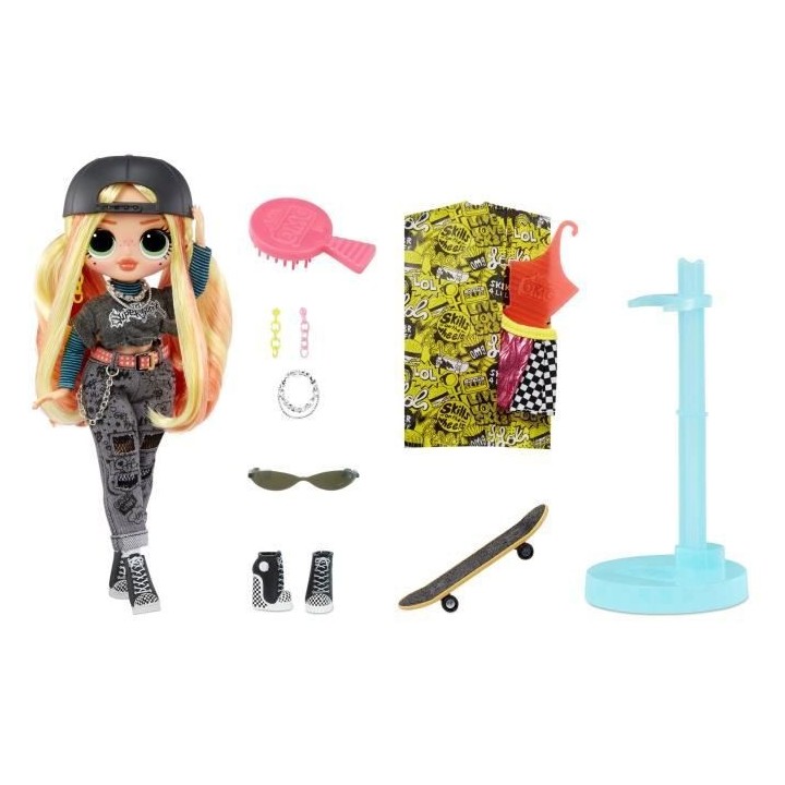 L.O.L. Surprise OMG - Poupée Mannequin 24cm - Sk8er Grrrl