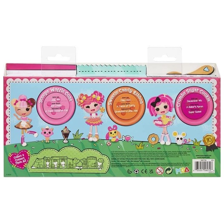 Mini Lalaloopsy - Coffret Multiple - 3 Petites Poupées 7,6 cm - Sweet