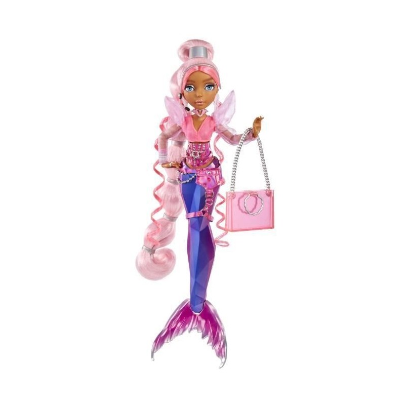 Mermaze Mermaidz - Harmonique - Poupée Mannequin Sirene 34cm - Change de Couleur dans l'eau