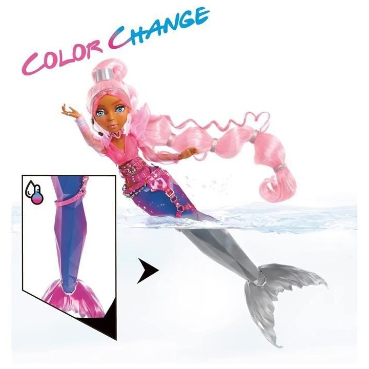 Mermaze Mermaidz - Harmonique - Poupée Mannequin Sirene 34cm - Change