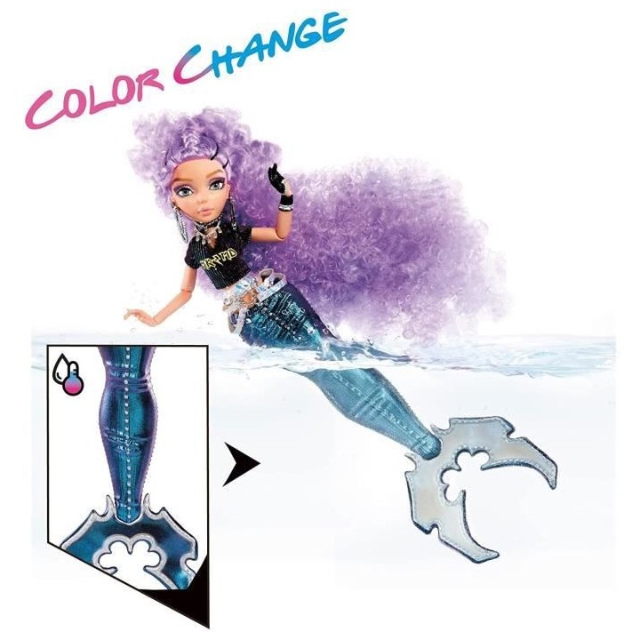 Mermaze Mermaidz - Riviera - Poupée Mannequin Sirene 34cm - Change de