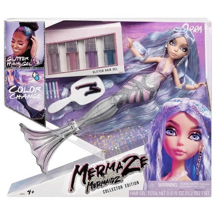 Mermaze Mermaidz - Orra - Poupée Mannequin Sirene de Collection Delux
