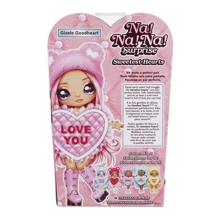 Na! Na! Na! Surprise - Sweetest Hearts Gisele Goodheart - Poupée en T