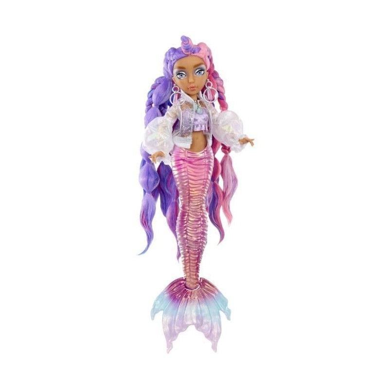 Mermaze Mermaidz - Kishiko - Poupée Mannequin Sirene 34cm - Change de Couleur dans l'eau