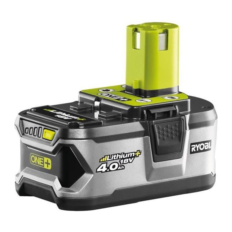 RYOBI Batterie avec indicateur niveau de charge - 18V 4,0Ah