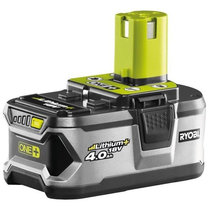 RYOBI Batterie avec indicateur niveau de charge - 18V 4,0Ah