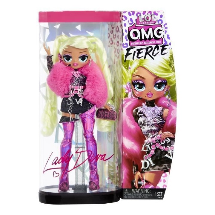L.O.L. Surprise - 707 OMG Fierce - Poupée Mannequin 29cm - Lady Diva