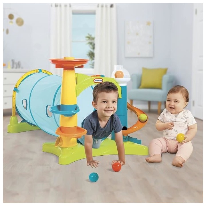 Little Tikes - Tunnel d'Activités 2 en 1 - De 1 a 3 ans