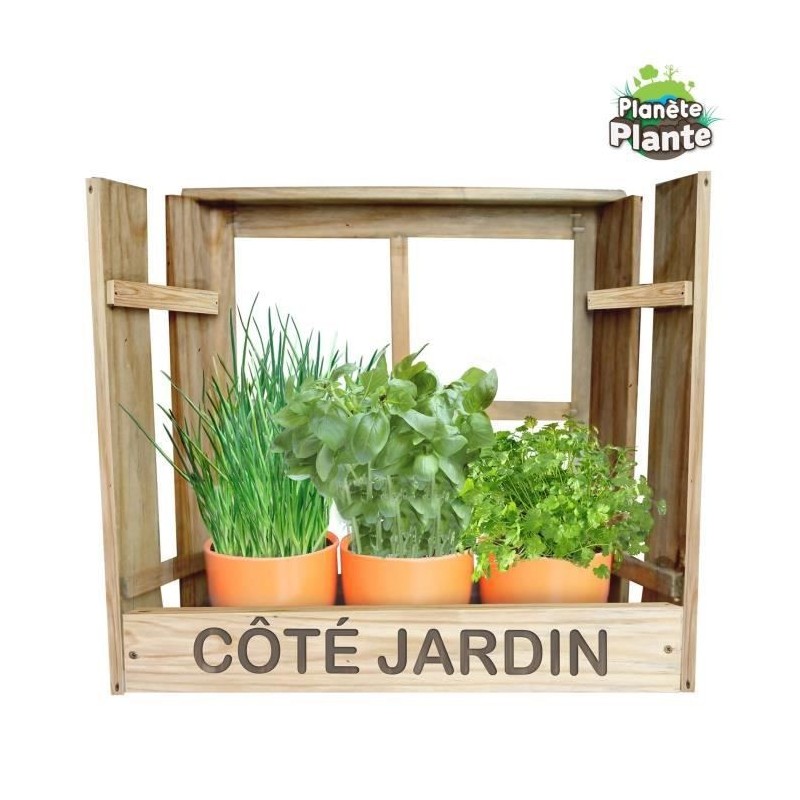 MGM Fenetre Jardiniere avec 3 Pots