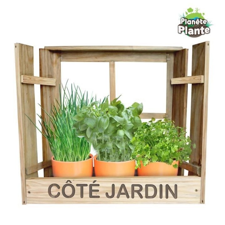 MGM Fenetre Jardiniere avec 3 Pots