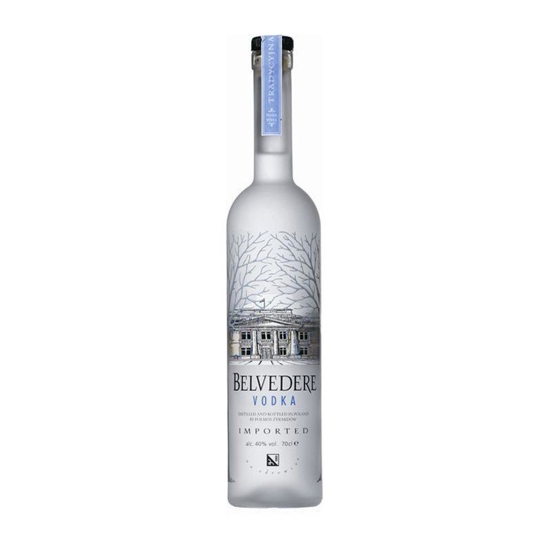 Vodka Belvedere - Vodka de céréales - Pologne - 40%vol - 70cl