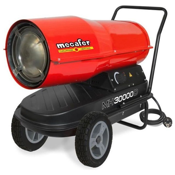 MECAFER Chauffage de chantier / Canon a air chaud Diesel / Fioul avec