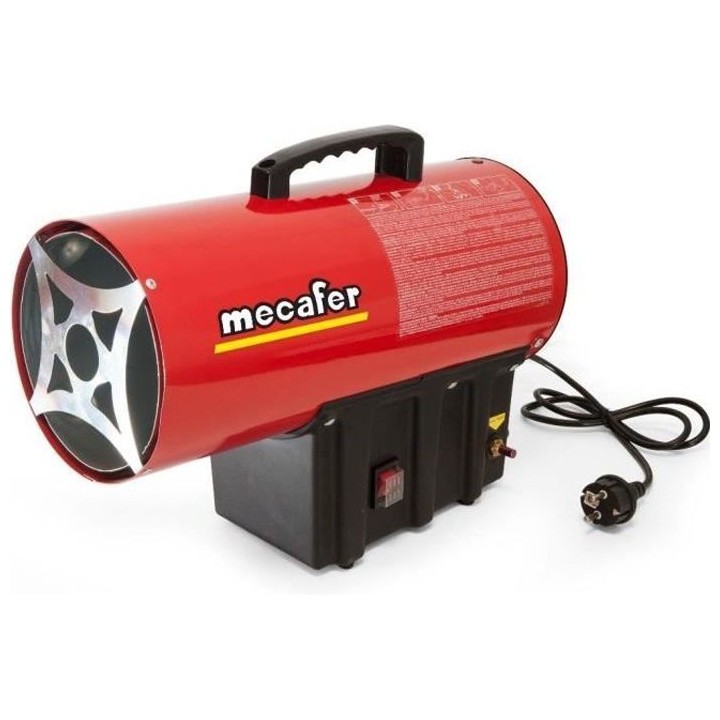 MECAFER Chauffage a gaz avec turbine incorporée 30000 W MH30000G