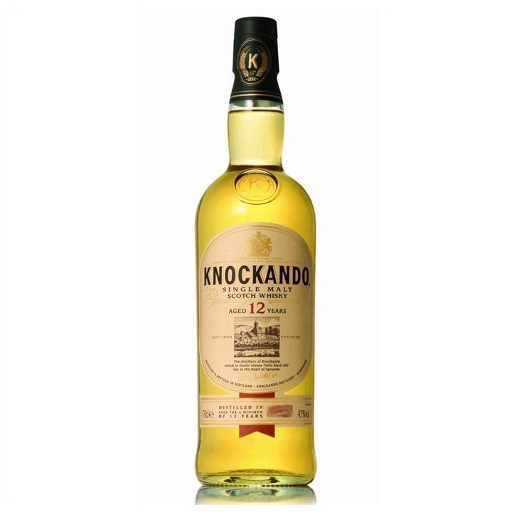Whisky écossais avec étui 70cl Knockando