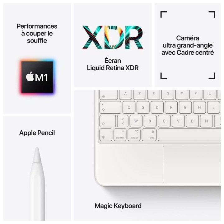 Apple - iPad Pro (2021) - 12,9'' - WiFi - 256 Go - Argent