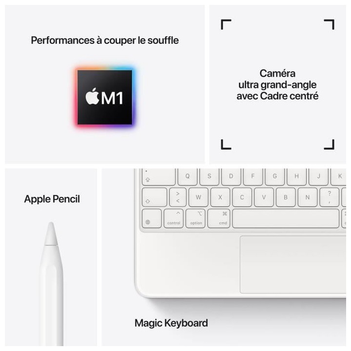 Apple - iPad Pro (2021) - 11 - WiFi - 512 Go - Gris Sidéral