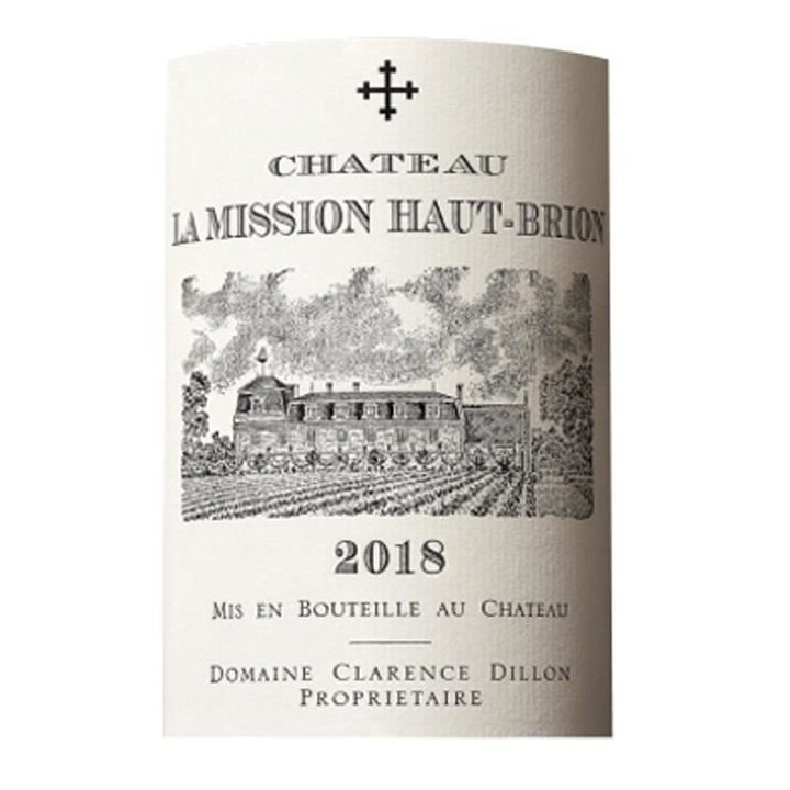 Château La Mission Haut-Brion 2018 Pessac Léognan - Vin rouge de Bor