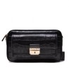 Michael Kors Sac pour appareil photo Bradshaw de taille moyenne en cuir effet crocodile en relief Noir