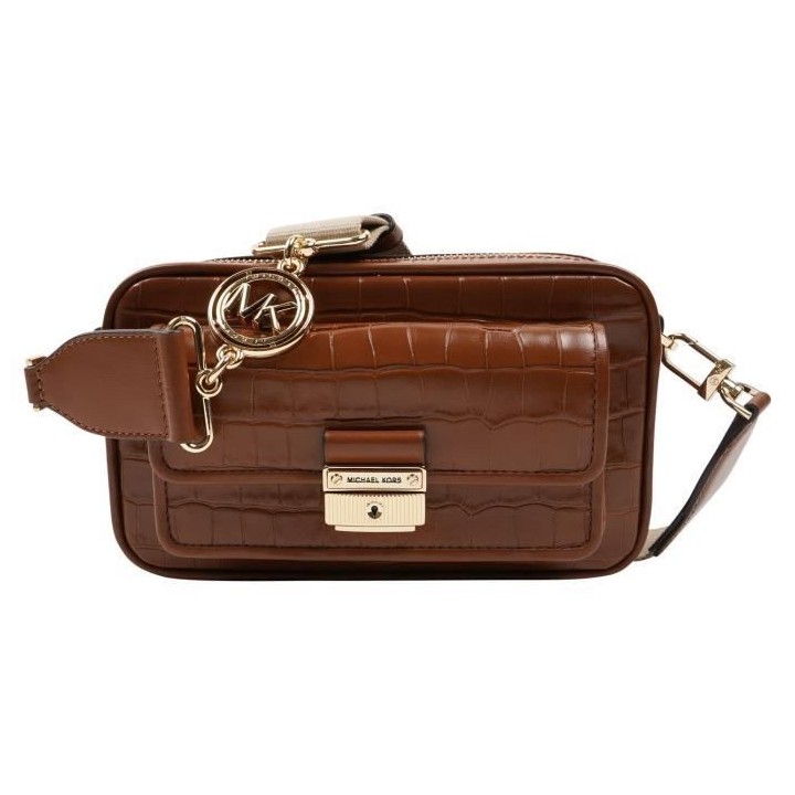 Michael Kors Sac pour appareil photo Bradshaw de taille moyenne en cui