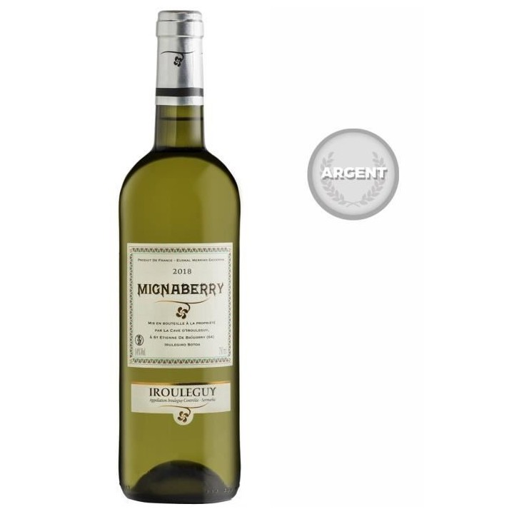 La Cave d'Irouléguy 2018 Irouléguy - Vin blanc du Sud-Ouest