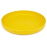 MILL'O BÉBÉ - ASSIETTE 100% BIOSOURCÉE ET BIODÉGRADABLE - SANS BPA - MICRO-ONDABLE - JAUNE d 17,8 x h 2,2 cm