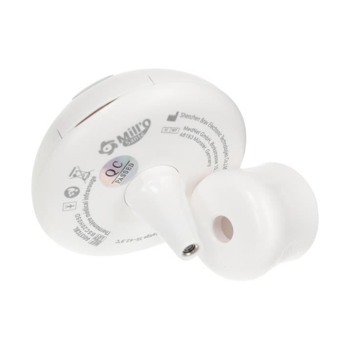 MILL'O BÉBÉ Thermometre Médical Infrarouge Contact et Rétroéclair