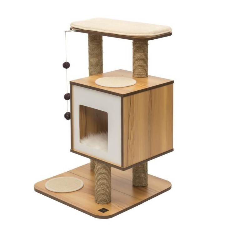 Arbre A Chat Vesper V Base Noyer H 81.5cm