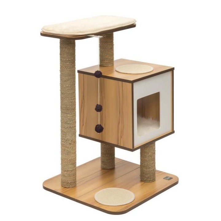 Arbre A Chat Vesper V Base Noyer H 81.5cm