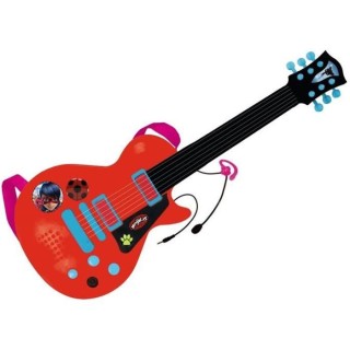 MIRACULOUS/LADYBAG Guitare électronique avec microphone - 8 mélodies