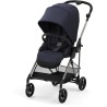 CYBEX Poussette Melio - Des la naissance - Jusqu'a 15kg - Taupe/Bleu marine