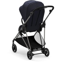 CYBEX Poussette Melio - Des la naissance - Jusqu'a 15kg - Taupe/Bleu marine