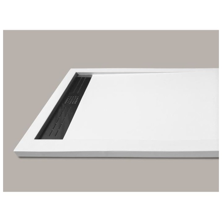 MITOLA Receveur de douche rectangulaire a poser Spirit - 100 x 80 cm -