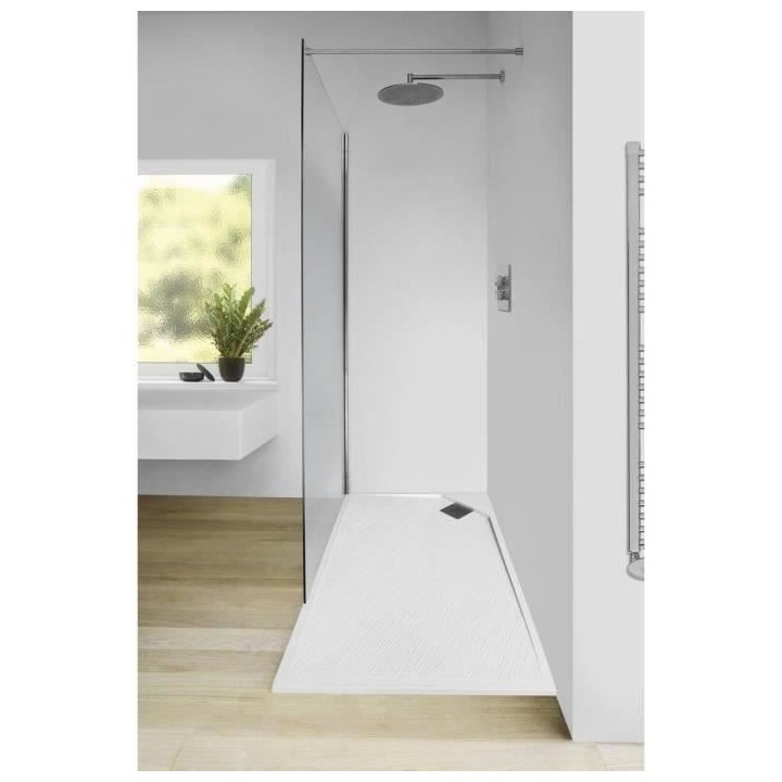 MITOLA Receveur de douche rectangulaire a poser Oasis - 120 x 80 cm -