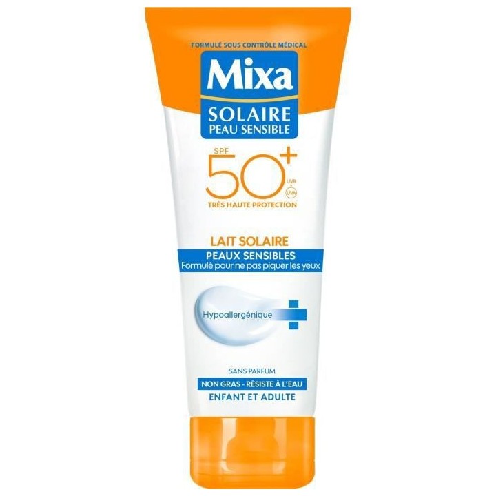 Lait MIXA SPF50+ Peaux Sensibles - 200 ml