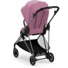 CYBEX Poussette Melio - Des la naissance - Jusqu'a 15kg - Taupe/Magnolia rose