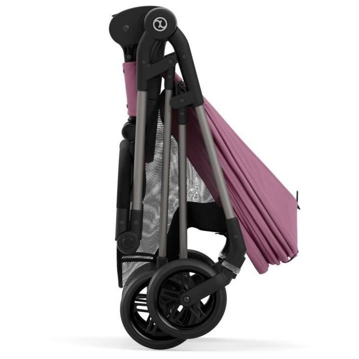 CYBEX Poussette Melio - Des la naissance - Jusqu'a 15kg - Taupe/Magnol