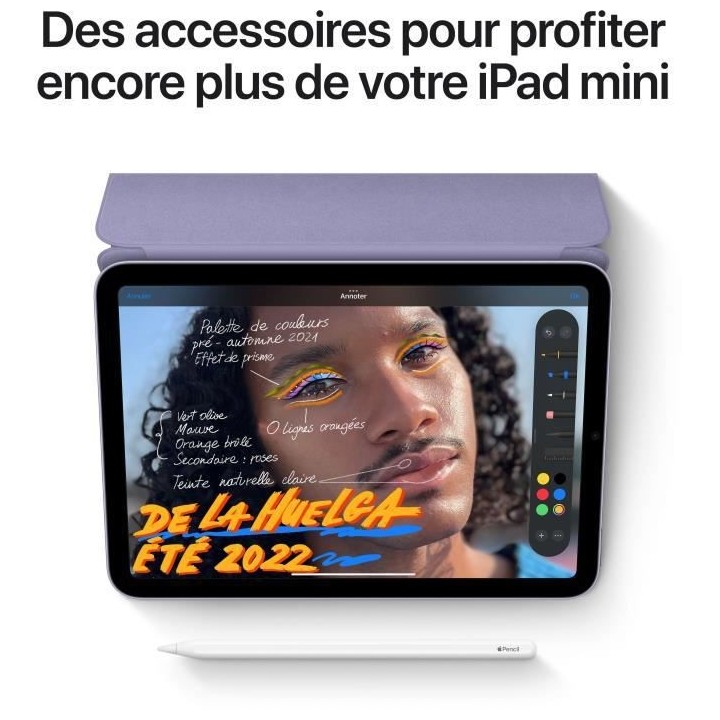 Apple - iPad mini (2021) - 8,3 WiFi - 64 Go - Gris Sidéral
