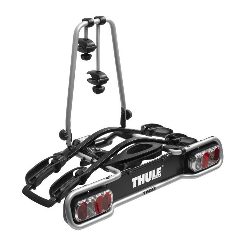 THULE - Porte-vélos pour 2 vélos - EuroRide - Plateforme sur boule d'attelage - 13 broches