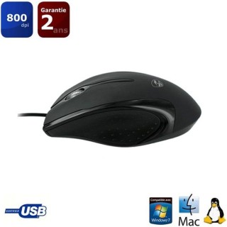 MOBILITY LAB Souris - Filaire - Noir