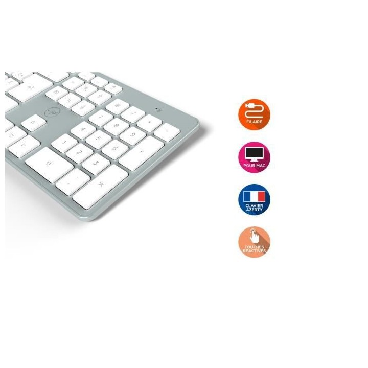 Mobility Lab clavier Design Touch Mac ML300368 - AZERTY