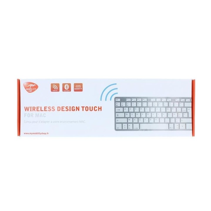 Mobility Lab Clavier Design Touch Bluetooth pour Mac - AZERTY