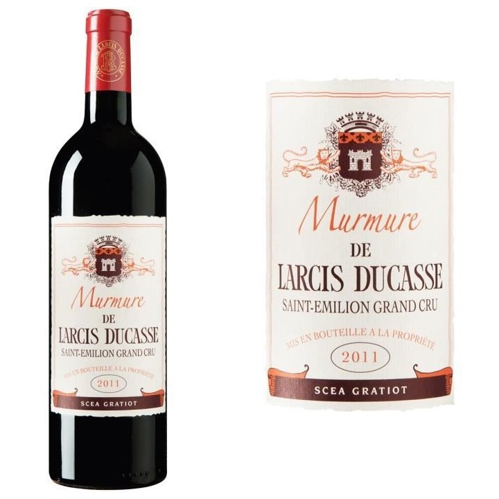 Murmure de Larcis Ducasse 2011 Saint-Emilion Grand Cru - Vin rouge de