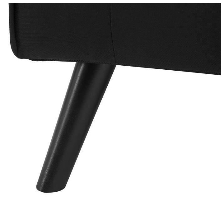 Canapé d'angle Clic-Clac réversible contemporain 3 places - Tissu no