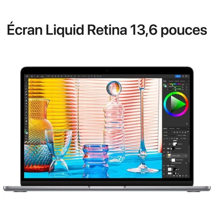 Apple - 13,6 MacBook Air M2 - RAM 8Go - Stockage 256Go - Gris Sidéral