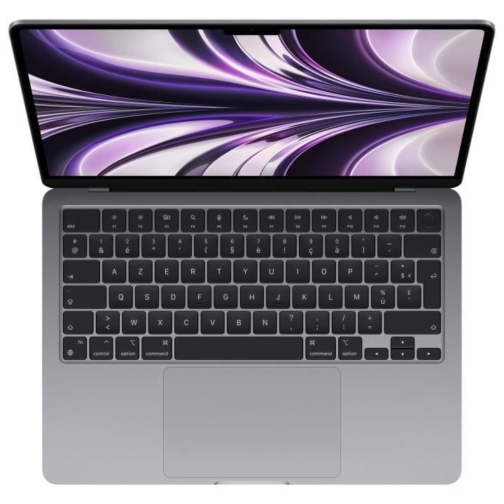 Apple - 13,6 MacBook Air M2 - RAM 8Go - Stockage 512Go - Gris Sidéral
