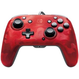 PDP Afterglow Manette Filaire Camouflage Rouge Pour Nintendo Switch -
