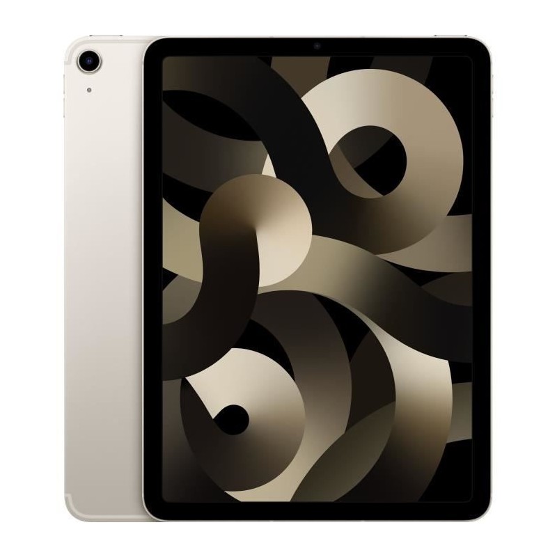 Apple - iPad Air (2022) - 10,9 - WiFi + Cellulaire - 256 Go - Lumiere stellaire