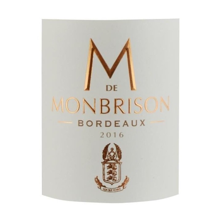 M de Monbrison 2016 Bordeaux - Vin rouge de Bordeaux