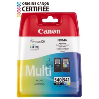 CANON Pack 2 cartouches d'encre PG-540/CL-541 Noir + Couleur